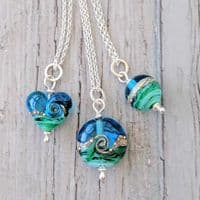 Beach Babe Necklace | Deep Blue Sea | Julie Fountain