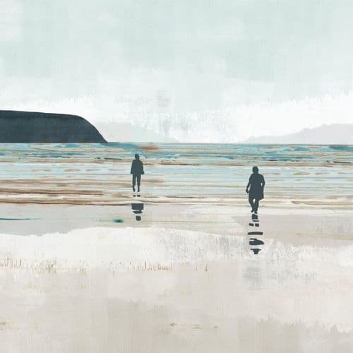 Beach Walk - Large Canvas Print
