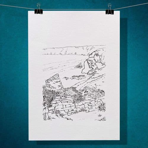 Bedruthan Beach, Cornwall – Limited Edition Print