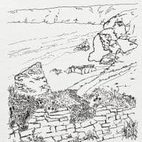 Bedruthan Beach, Cornwall | Original Hand Drawn Illustration | Alison Collins