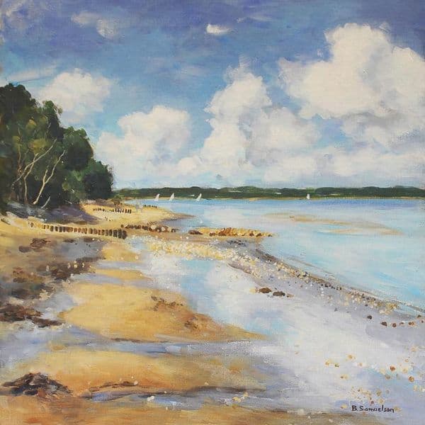 Bembridge Beach | Art Print | Becky Samuelson