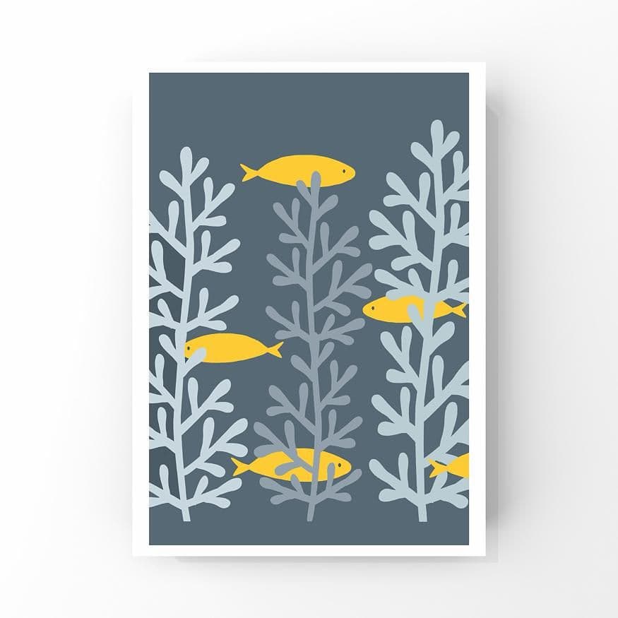Beneath the Waves – A4 Print