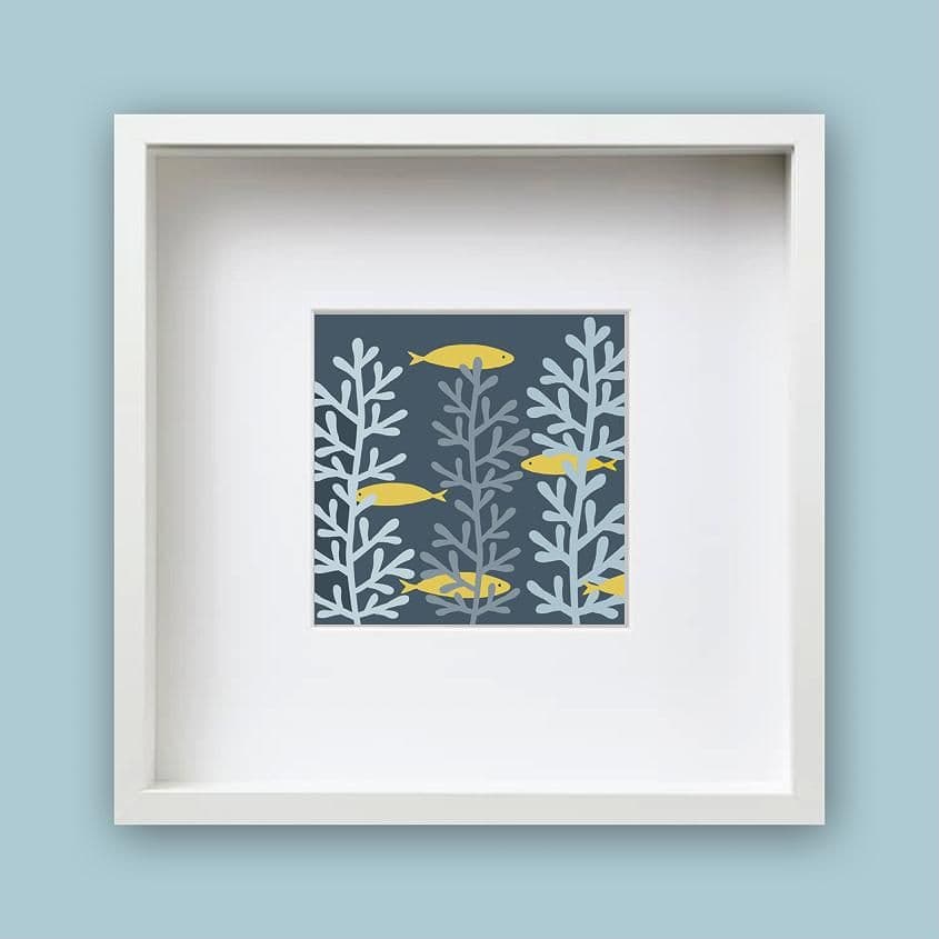 Beneath the Waves – Framed Print