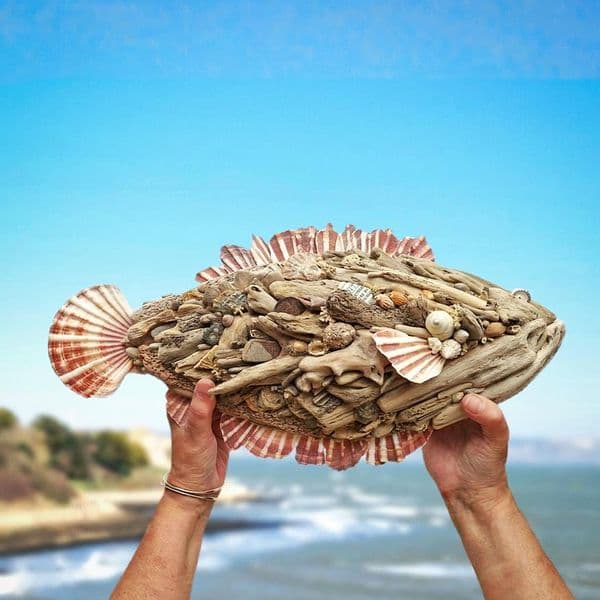 Big Driftwood Fish | Wall Hanging | Rachel White