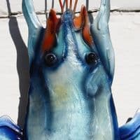 Blue Lobster - Metal Wall Hanging