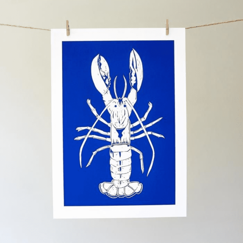 Blue Lobster – Print