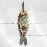 Blue Starfish Fish | Wall Art Hanging | Coastal Art | Laurence Henry