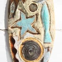 Blue Starfish Fish | Wall Art Hanging | Coastal Art | Laurence Henry