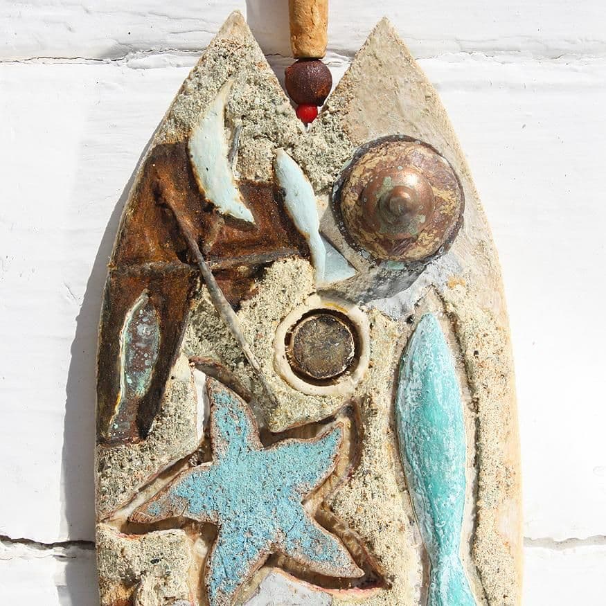 Blue Starfish Fish - Wall Art Hanging