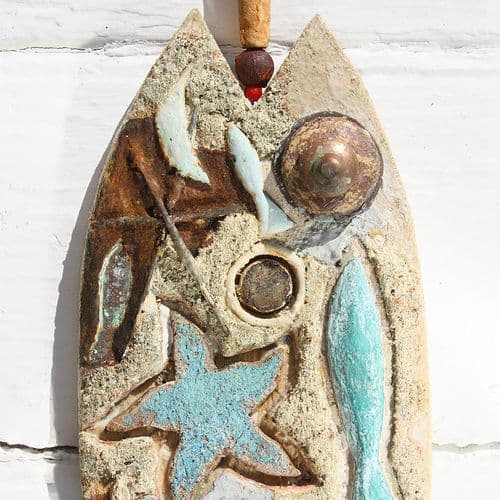 Blue Starfish Fish - Wall Art Hanging