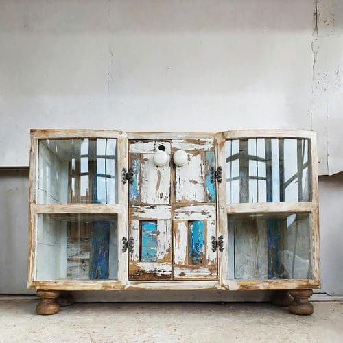 Blue & White Sideboard