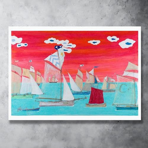 Boat Illusion  - Art Print