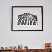 Boatbuilding Linocut Print | Steve Duffy