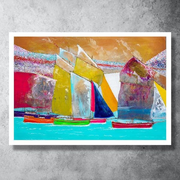 Boats IV | Art Print | David Raine