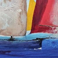 Boats | Original Painting | David Raine
