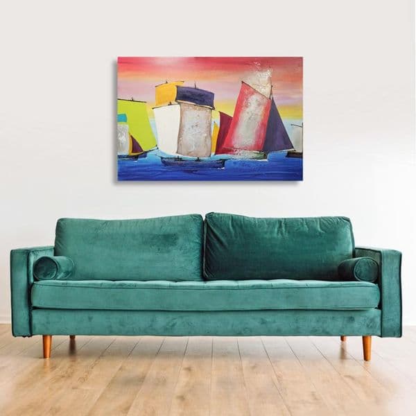 Boats | Original Painting | David Raine