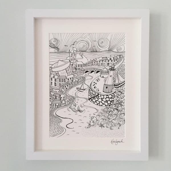 Breezy Day Print | Pen and Ink Drawing | Kim Lynch