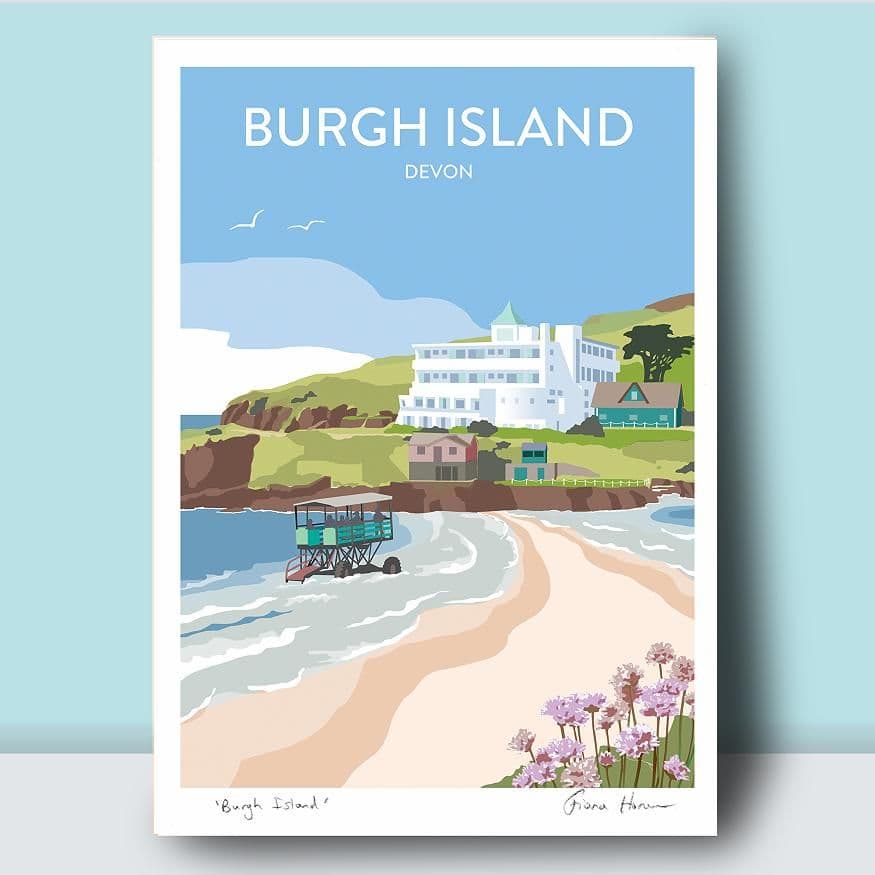Burgh Island, Devon - Art Print