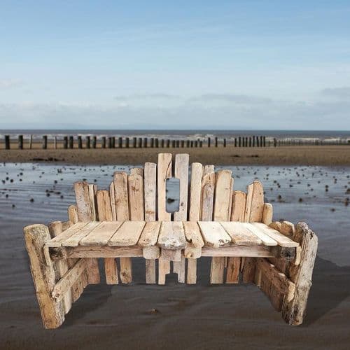 Castaway Driftwood Garden Bench