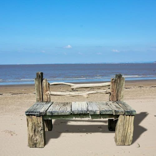 Castaway Driftwood Garden Seat