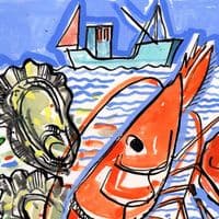 Catch of the Day | Art Print | Andrew Ruffhead