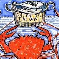 Catch of the Day | Art Print | Andrew Ruffhead