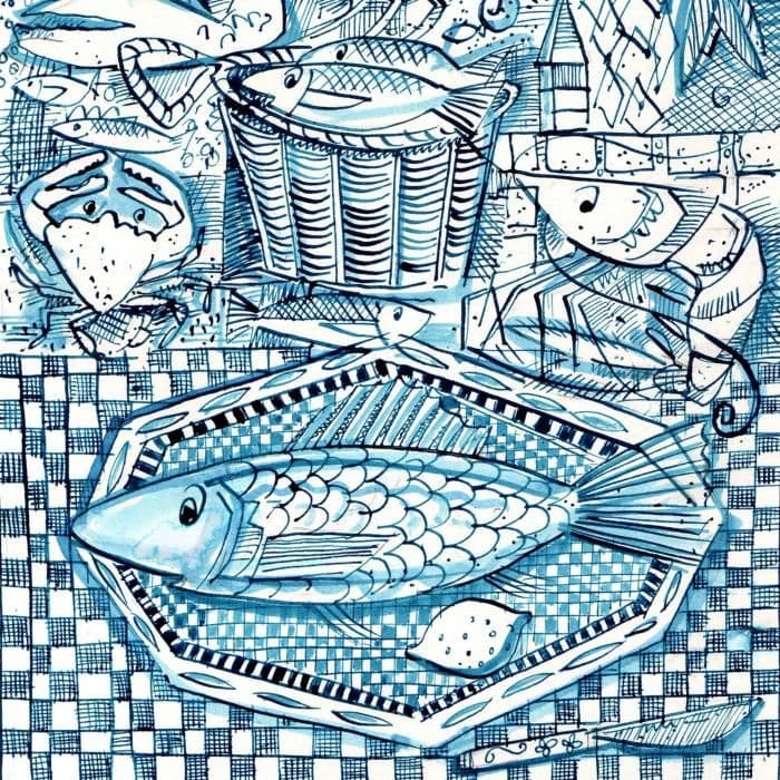 Catch of the Day - Signed Print