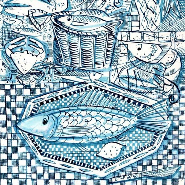 Catch of the Day Signed Print | Fine Art Print | Andrew Ruffhead