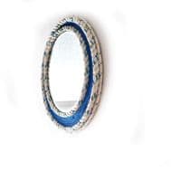 Chapmans Pool  Blue Fishing Rope Mirror | Wall Mirror | Rachel White