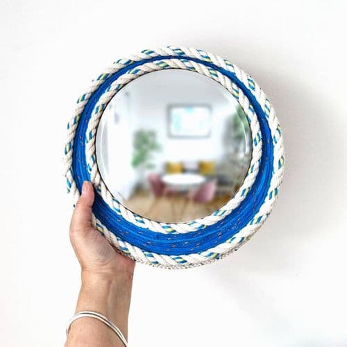 Chapmans Pool – Blue Fishing Rope Mirror
