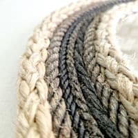 Charcoal Grey Recycled Rope Mirror | Wall Mirror | Rachel White