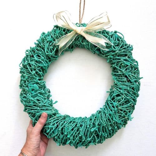Christmas Fishing Net Wreath No 1
