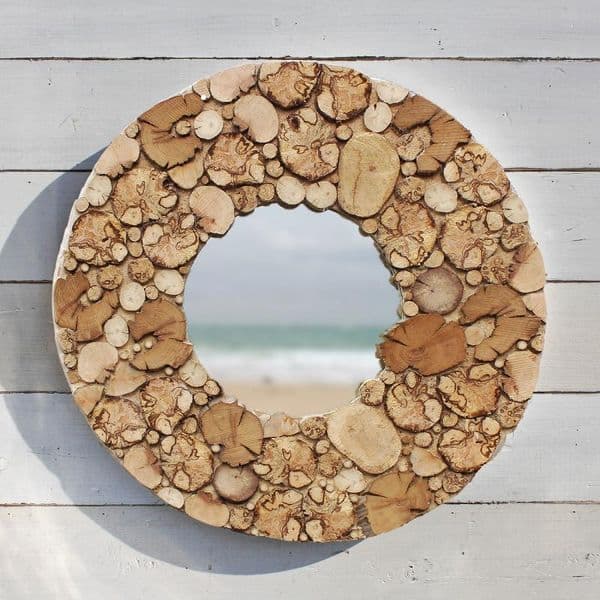 Circular Driftwood Mirror | Wall Mirror | Julia Horberry