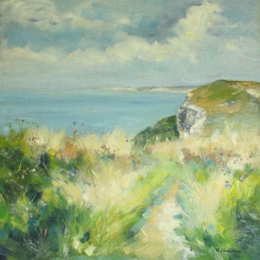 Cliff Path , Isle of Wight  - Print