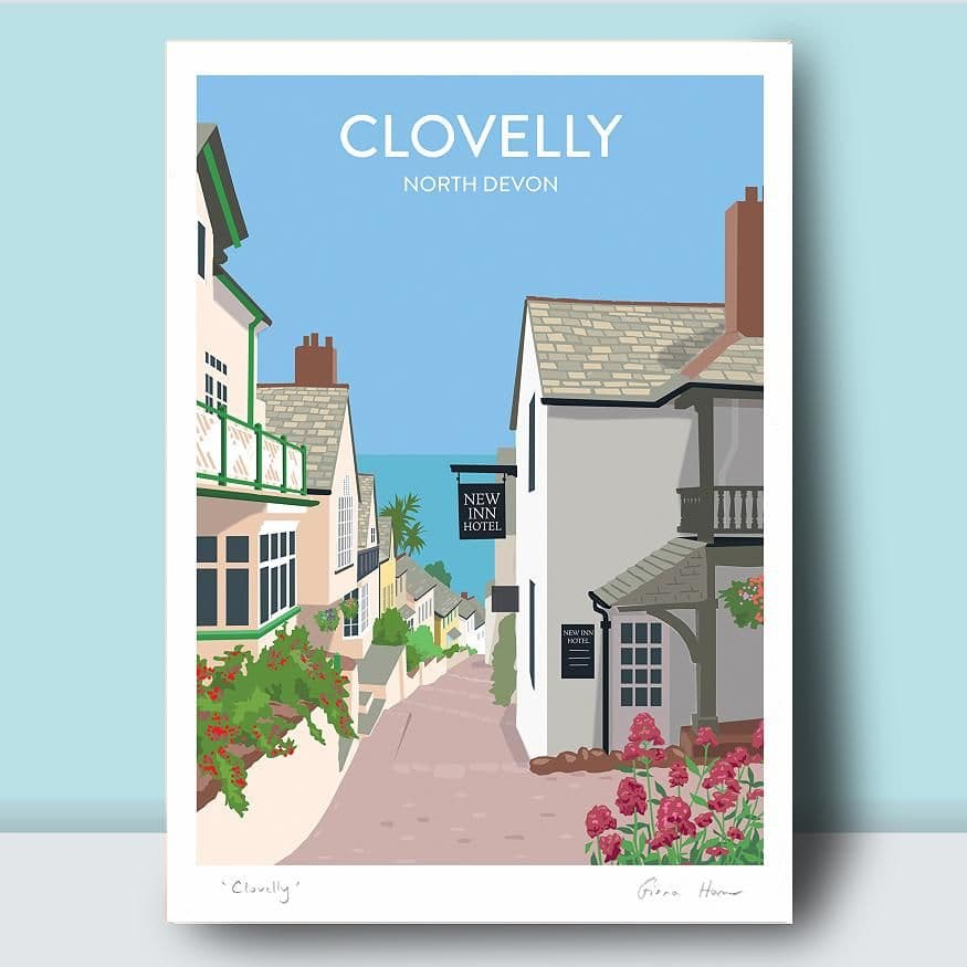 Clovelly, Devon - Art Print