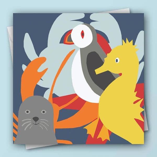 Coastal Crew Coastal Greeting Card | Jo Thearle