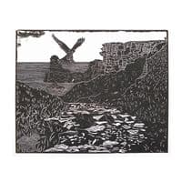 Coastal Path | Woodcut Print | Valerie Sims