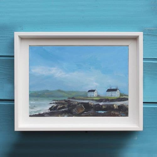Coastguards Cottages - painting