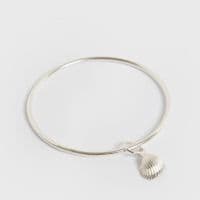 Cockle Shell Bangle Bracelet | Silver Shells | Sarah Adams