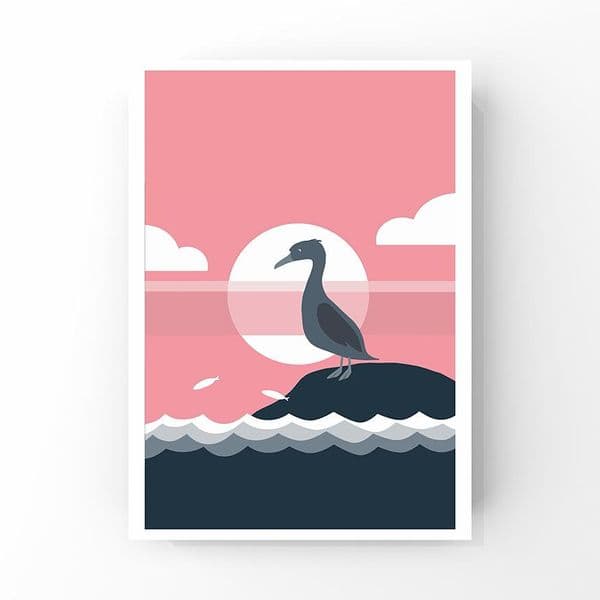 Cormorant | A4 Print by Jo Thearle