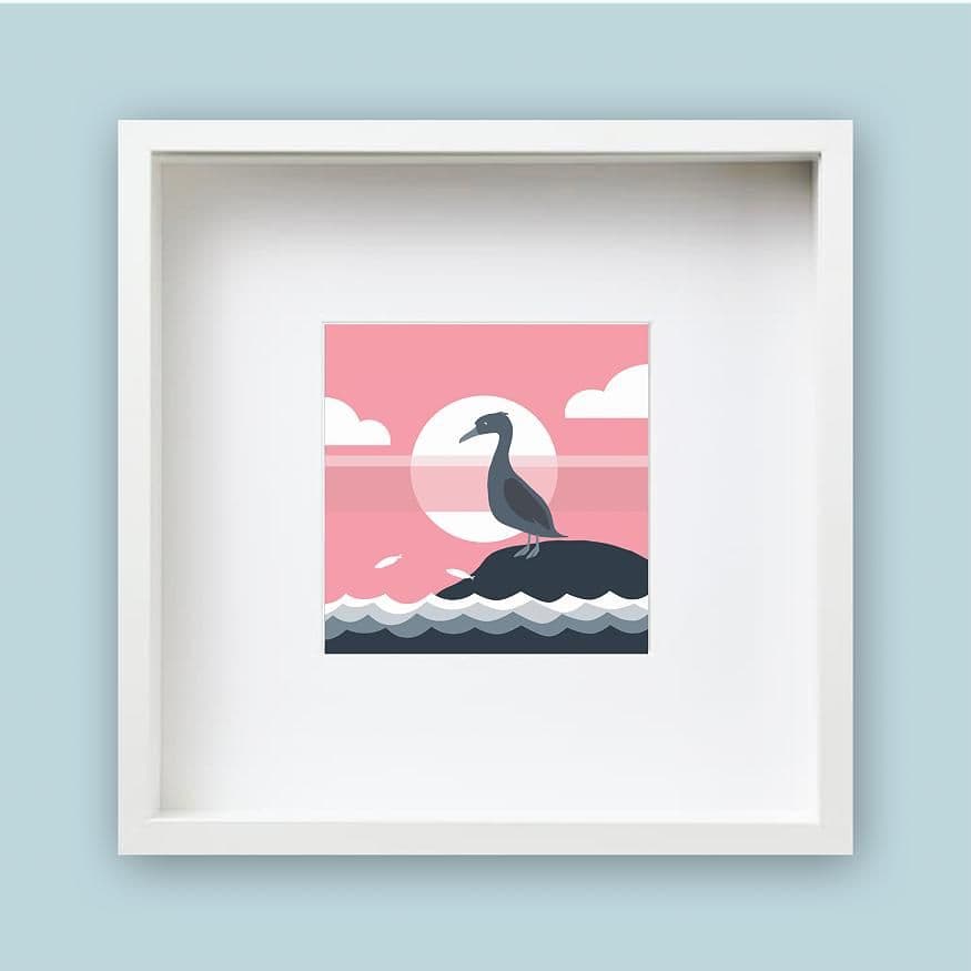 Cormorant - Framed Print