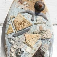 Cornish Fish Harbour | Wall Art Hanging | Coastal Art | Laurence Henry