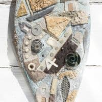 Cornish Fish Harbour | Wall Art Hanging | Coastal Art | Laurence Henry