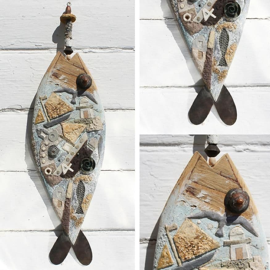 Cornish Fish Harbour - Wall Art Hanging
