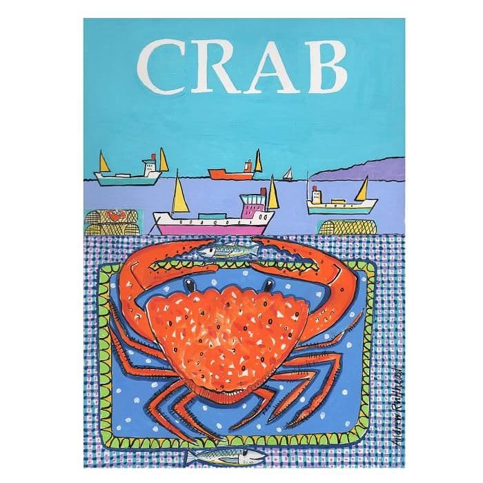 Crab by the Sea - Signed Print