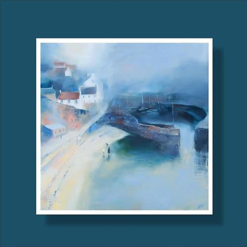 Crail Harbour, Haar - Signed Fine Art Print