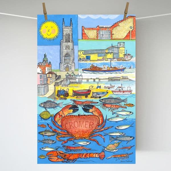 Cromer Norfolk | A3 Art Print | Andrew Ruffhead