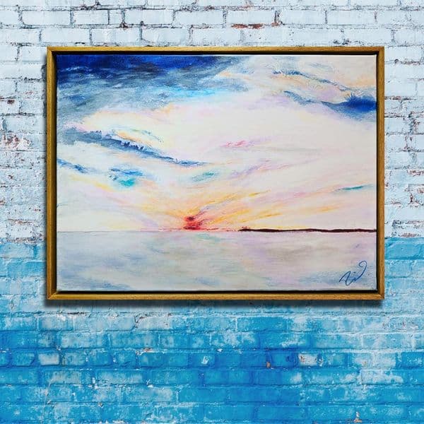 Cudden Point Sunset  | Original Painting | David Raine