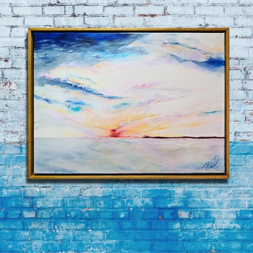 Cudden Point Sunset – original painting