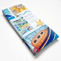 Curlew & Chip Shop Tea Towel | Coastal Tea Towel | Louise Stocker